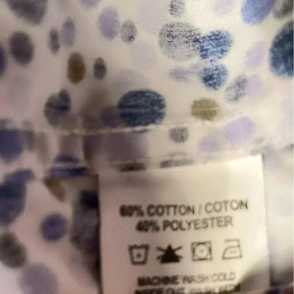 Sondergaard abstract dot  patterned button down long sleeve dress shirt 14.5 - Picture 5 of 5